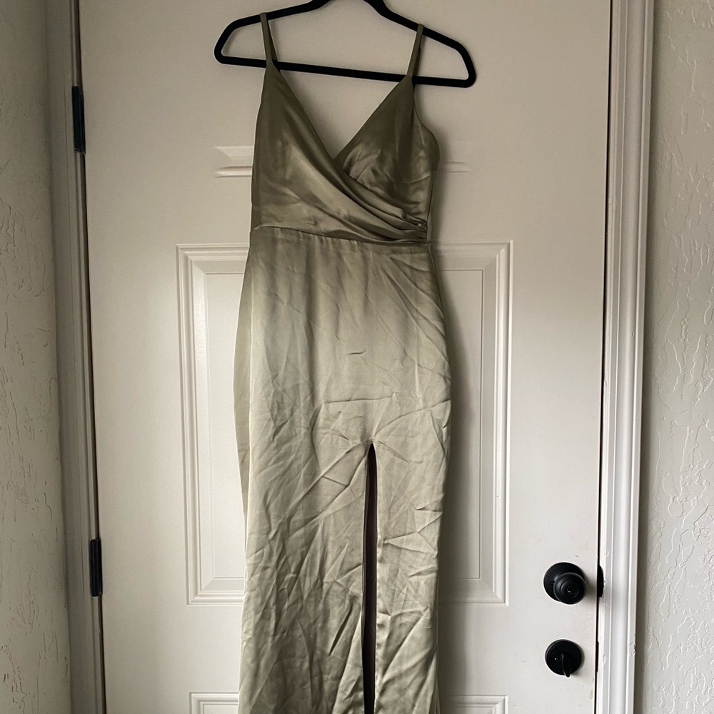 Revelry Rory satin dress - Picture 2 of 4